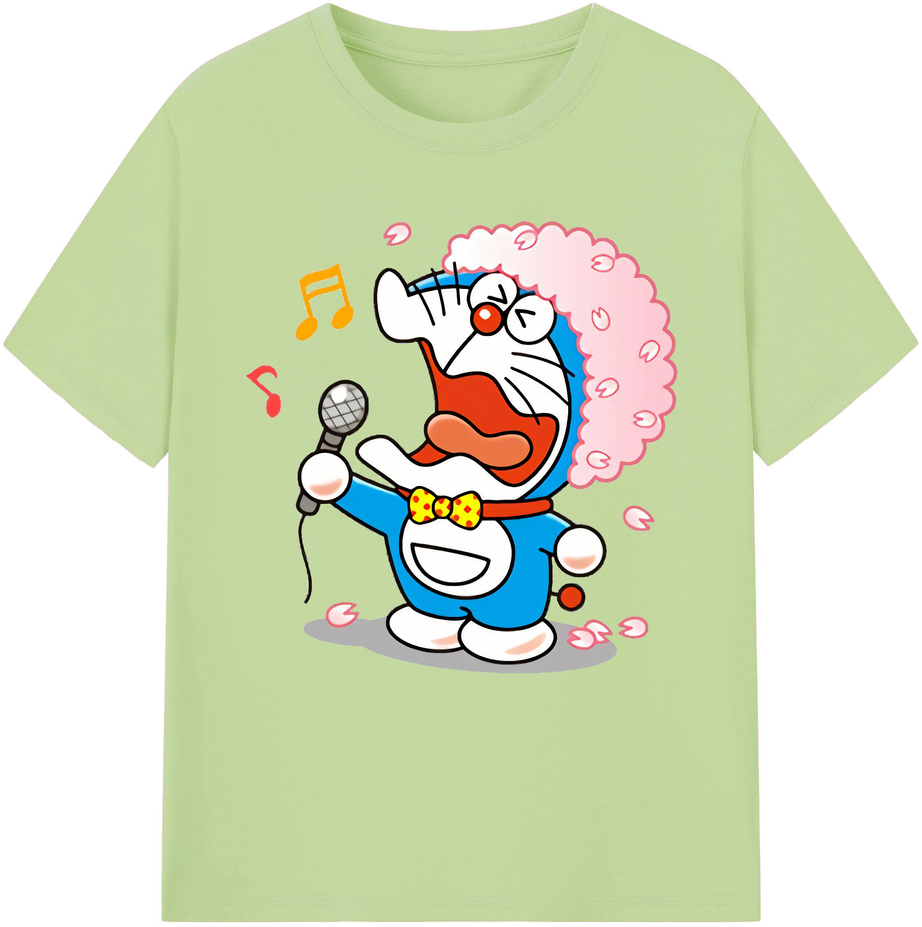 （画像用） ドラえもん Doraemon 綿100％半袖Tシャツ（フロントプリント）